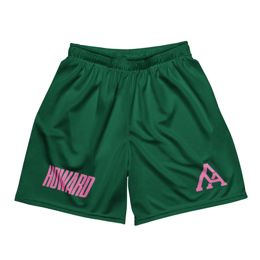 Howard mesh shorts - Pink & Green