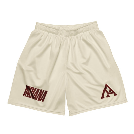 Indiana mesh shorts - Krimson & Kream