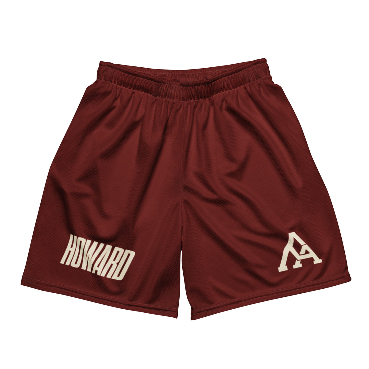 Howard mesh shorts - Crimson & Cream