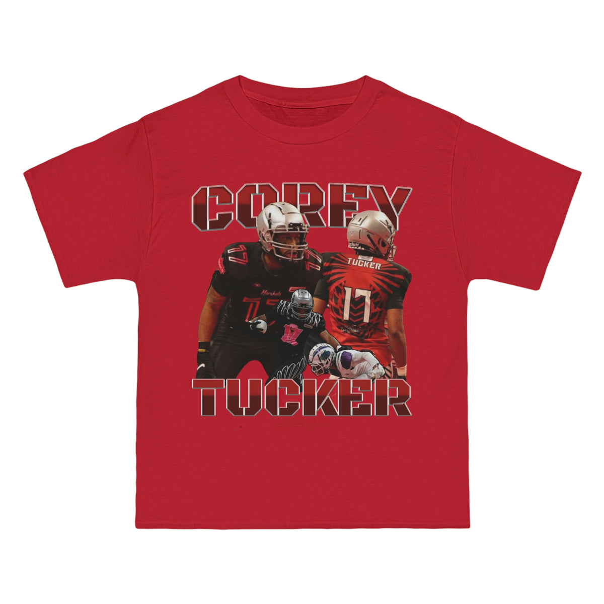 Corey Tucker Red Tee